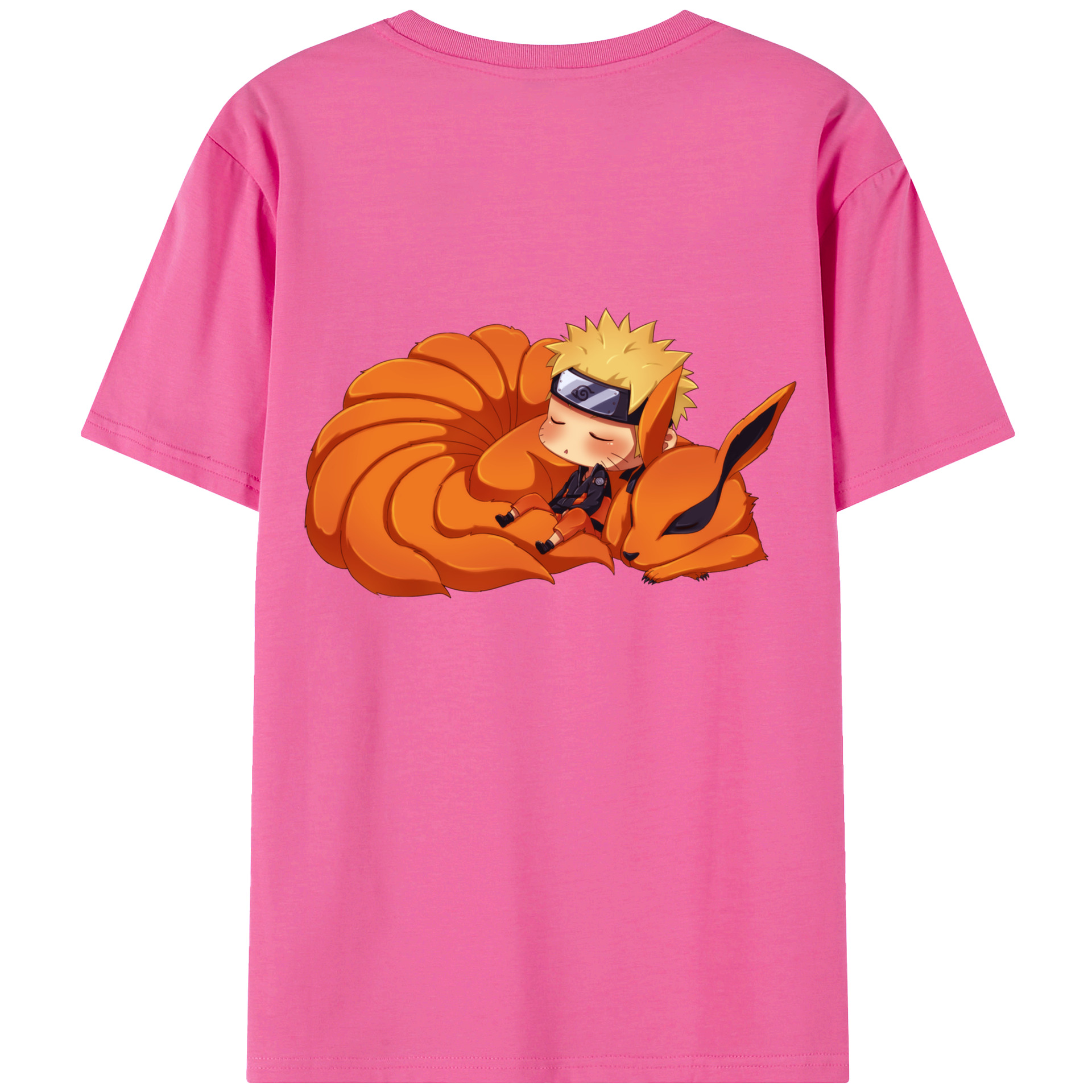 （画像用） NARUTO -ナルト- うずまき ナルト Uzumaki Naruto レディース半袖Tシャツ(バックプリント)
